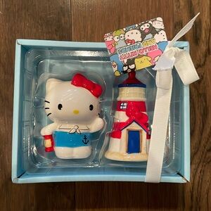 Hello Kitty Light House Salt & Pepper Shakers BNIB
